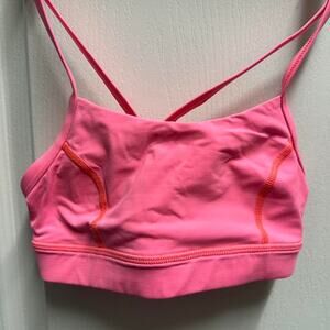 Lululemon womens pink sports bra